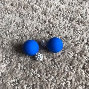 Blue earrings